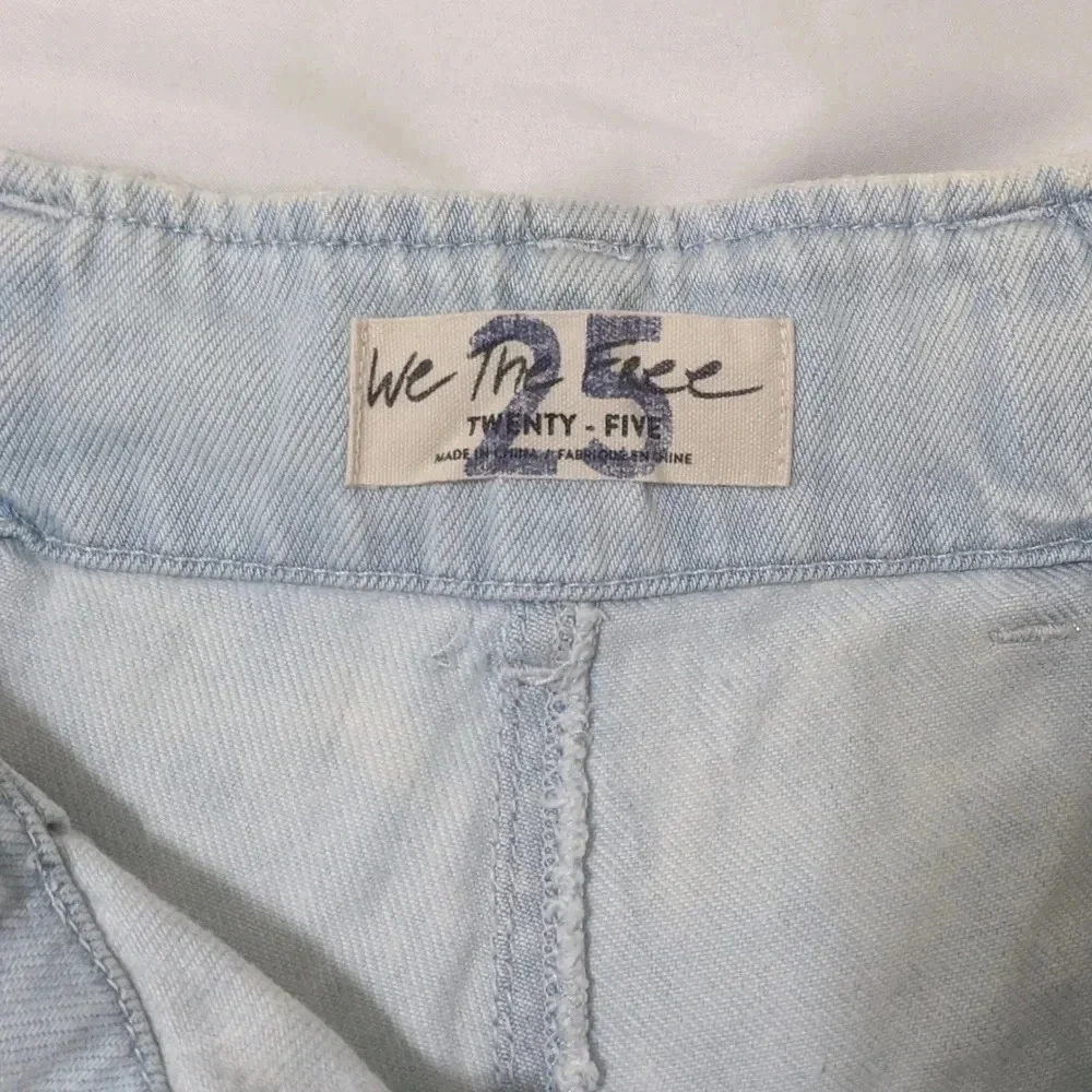 We The Free High Waisted Short, Color Light Blue, Size 25